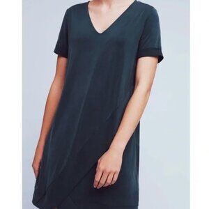 Dolan Left Coast for Anthropologie Black Cupro Tunic Dress size XL